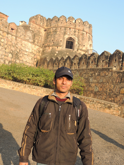 me in the front of Jhansi Fort
