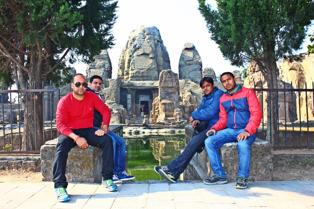 All of us at Masroor Rock Cut Temple
