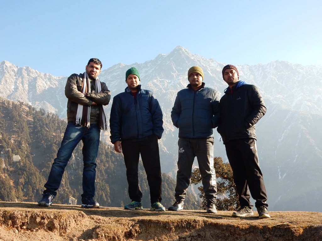All of us at Triund hills