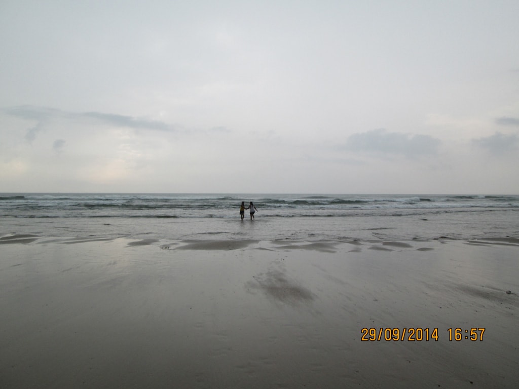 Arambol Beach before rain