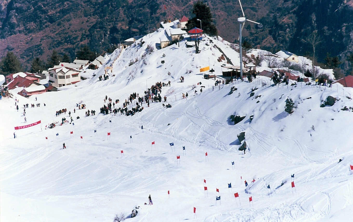 Skiing point, Auli