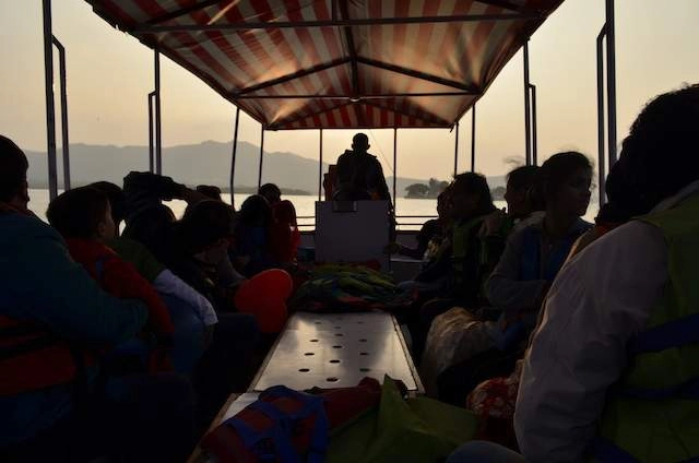 Boating in Lake Pichola