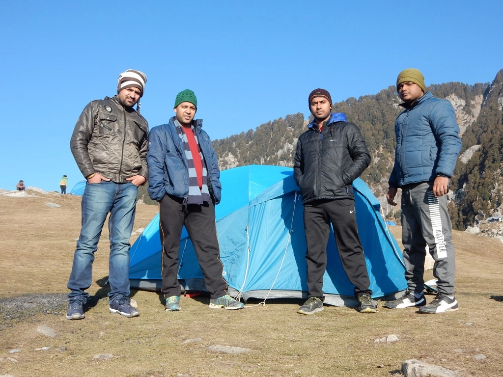 Our camp at Triund