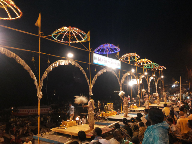 Ganga Arti at Dashashwamedh Gath