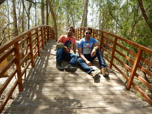 me and Neeraj at Jungle Resort, Vidisha