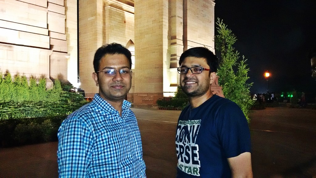 Pulkit and Shashwat at India Gate
