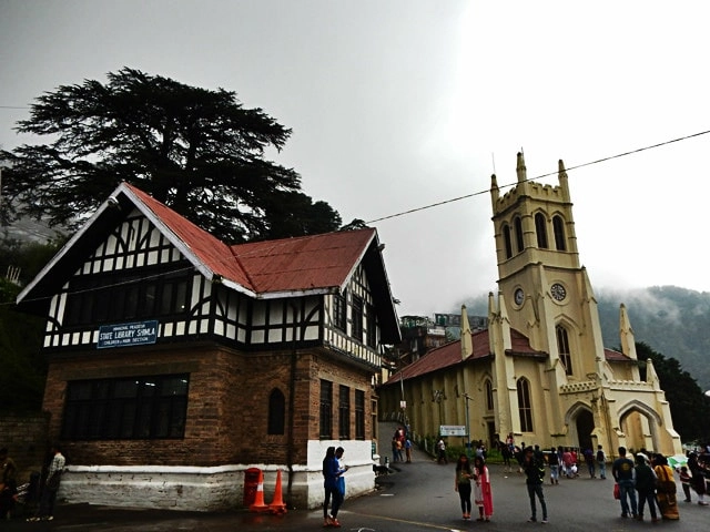 Shimla Libray and Church