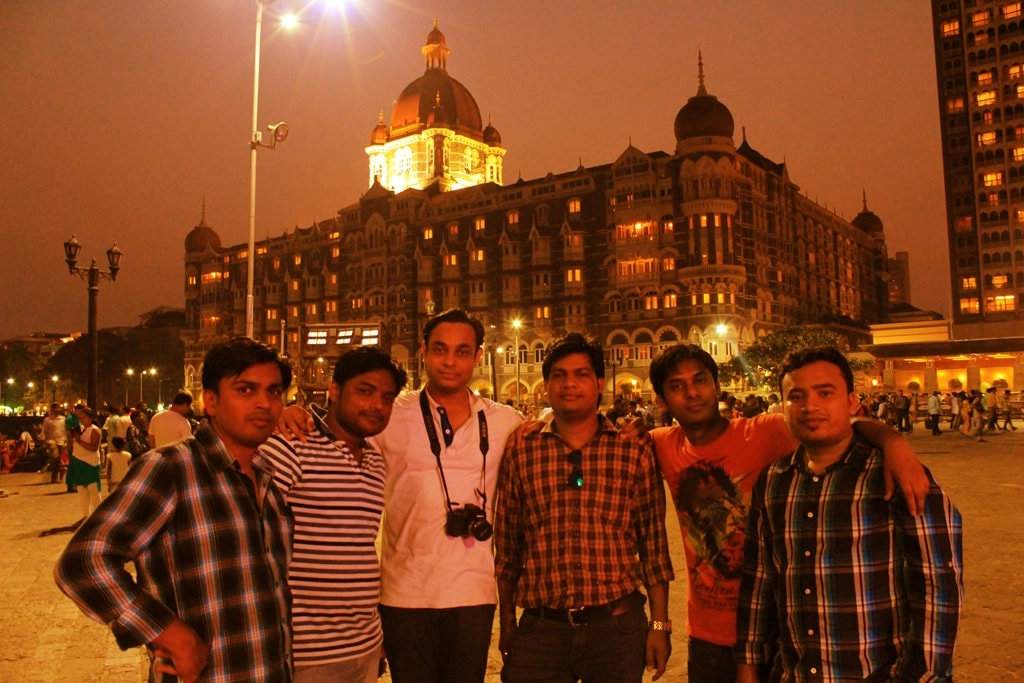 All of us at Taj Hotel