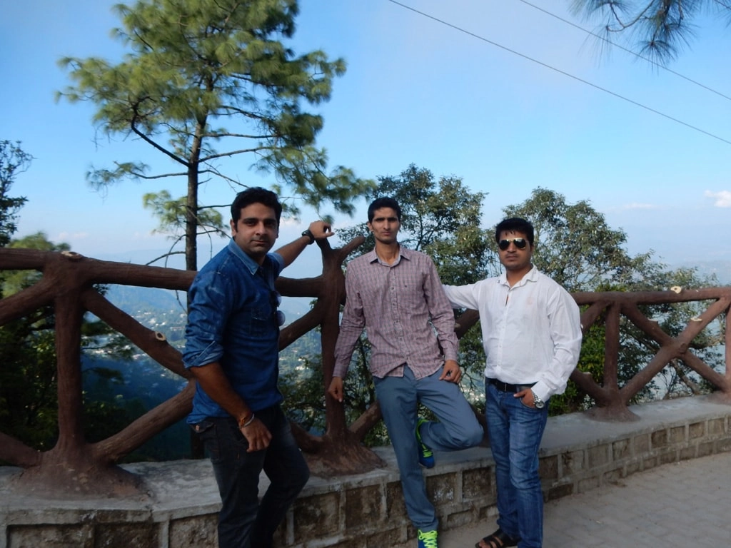 Ankit, Pawan and Mohit at Tip-in-Top