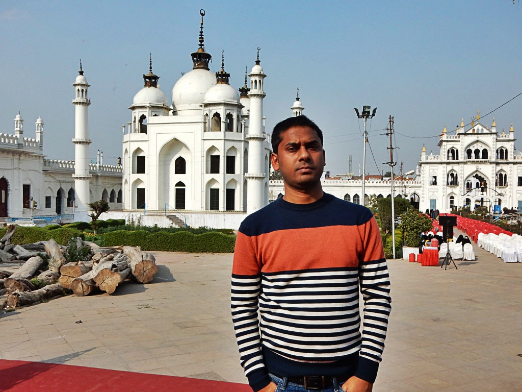 me at Chhota Imambara